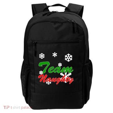 Team Naughty Matching Christmas Backpack