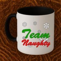 Team Naughty Matching Christmas Coffee Mug thumb 2