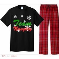 Team Naughty Matching Christmas Pajama Set thumb 0