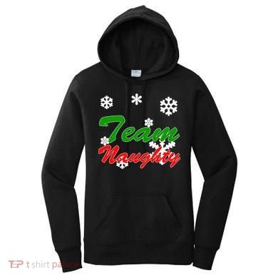Team Naughty Matching Christmas Women's Hoodie