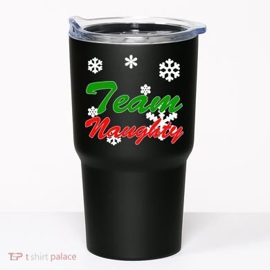 Team Naughty Matching Christmas Tumbler