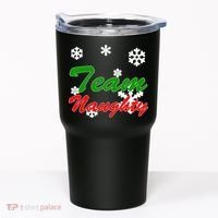 Team Naughty Matching Christmas Tumbler thumb 0