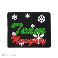 Team Naughty Matching Christmas Mousepad thumb 0