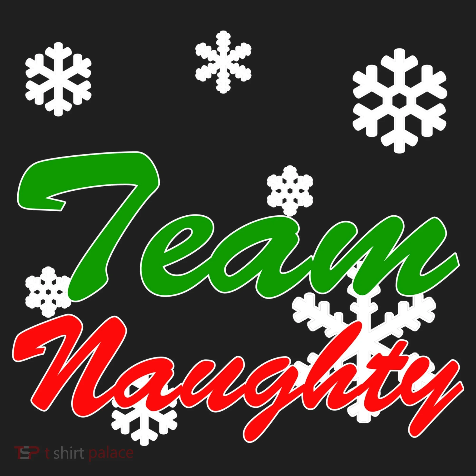 Team Naughty Matching Christmas Hat