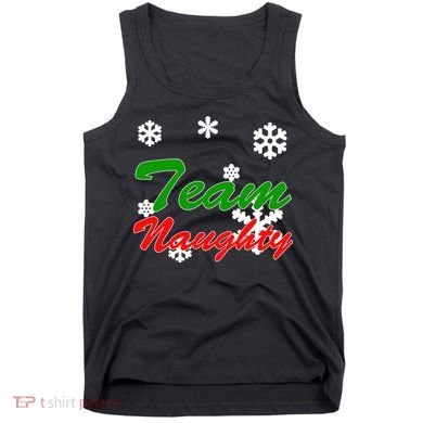 Team Naughty Matching Christmas Tank Top
