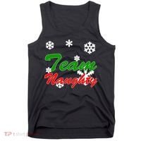 Team Naughty Matching Christmas Tank Top thumb 0