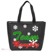 Team Naughty Matching Christmas Tote Bag thumb 0