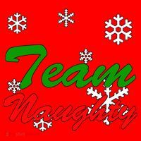 Team Naughty Matching Christmas Santa Hat thumb 1