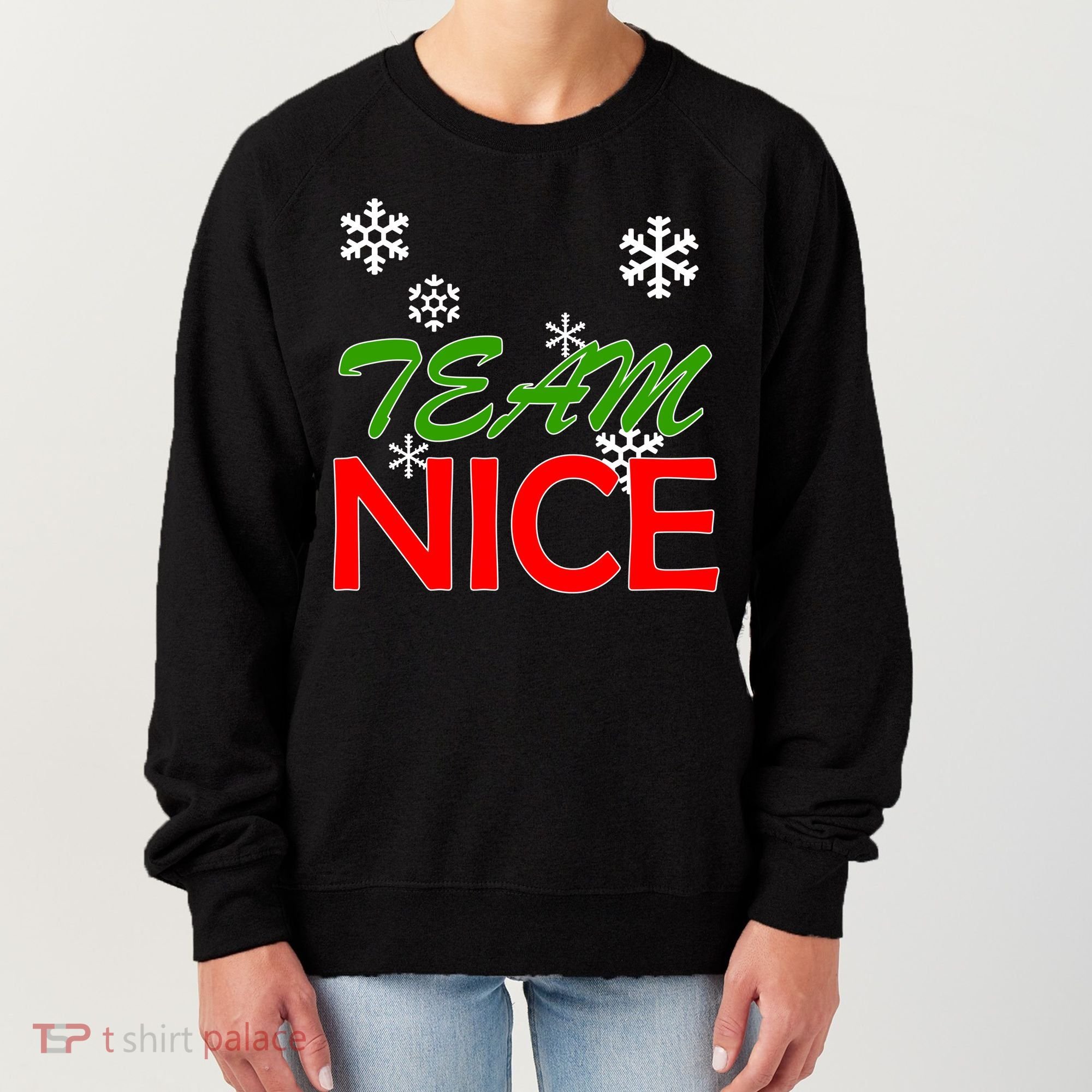 Team Nice Santa's Nice List Women's Sweatshirt