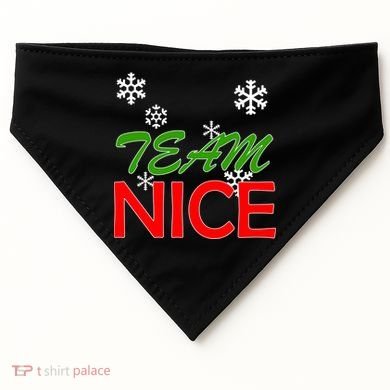 Team Nice Santa's Nice List USA-Made Doggie Bandana
