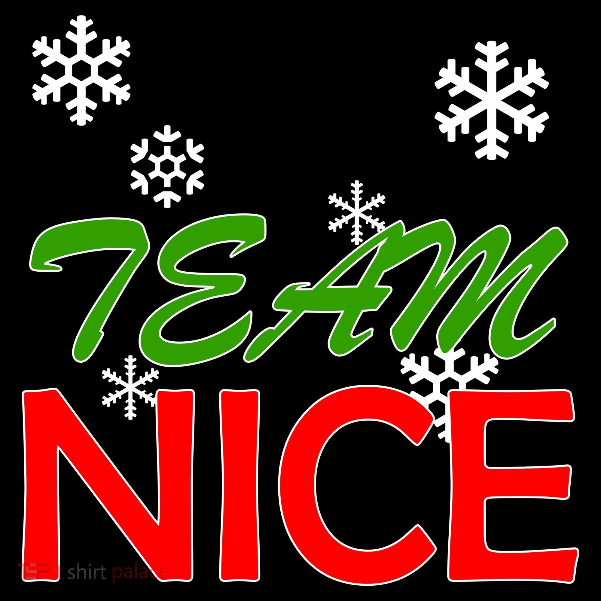 Team Nice Santa's Nice List USA-Made Doggie Bandana