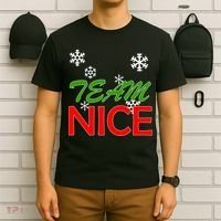 Team Nice Santa's Nice List T-Shirt thumb 6