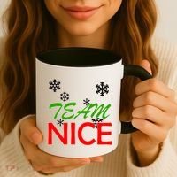 Team Nice Santa's Nice List Coffee Mug thumb 3