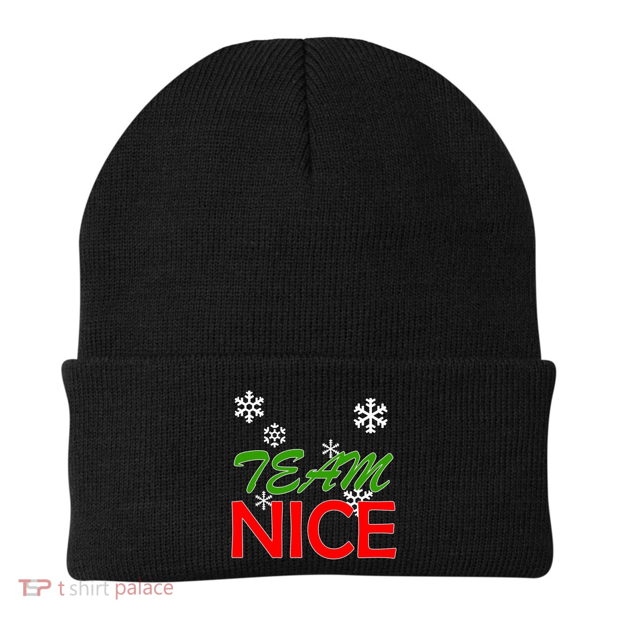 Team Nice Santa's Nice List Beanie