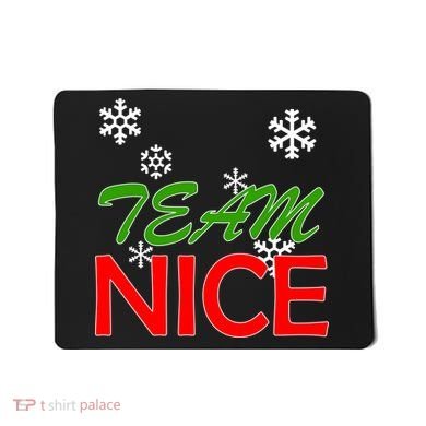 Team Nice Santa's Nice List Mousepad