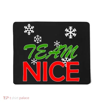 Team Nice Santa's Nice List Mousepad
