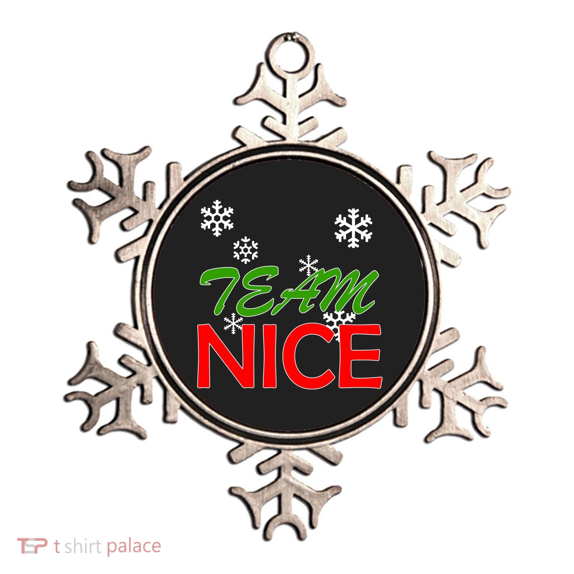 Team Nice Santa's Nice List Ornament