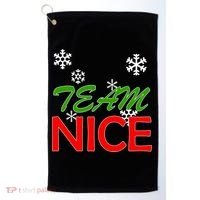 Team Nice Santa's Nice List Golf Towel thumb 0
