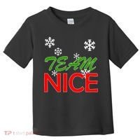 Team Nice Santa's Nice List Toddler T-Shirt thumb 0