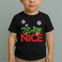 Team Nice Santa's Nice List Toddler T-Shirt thumb 2