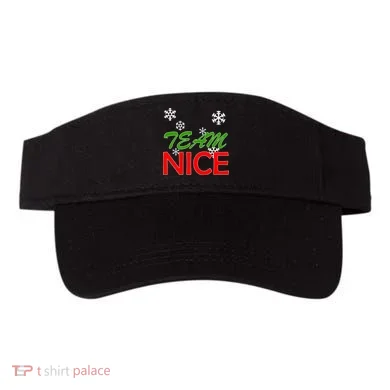 Team Nice Santa's Nice List Visor