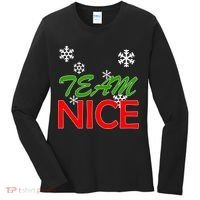 Team Nice Santa's Nice List Women's Long Sleeve Shirt thumb 0