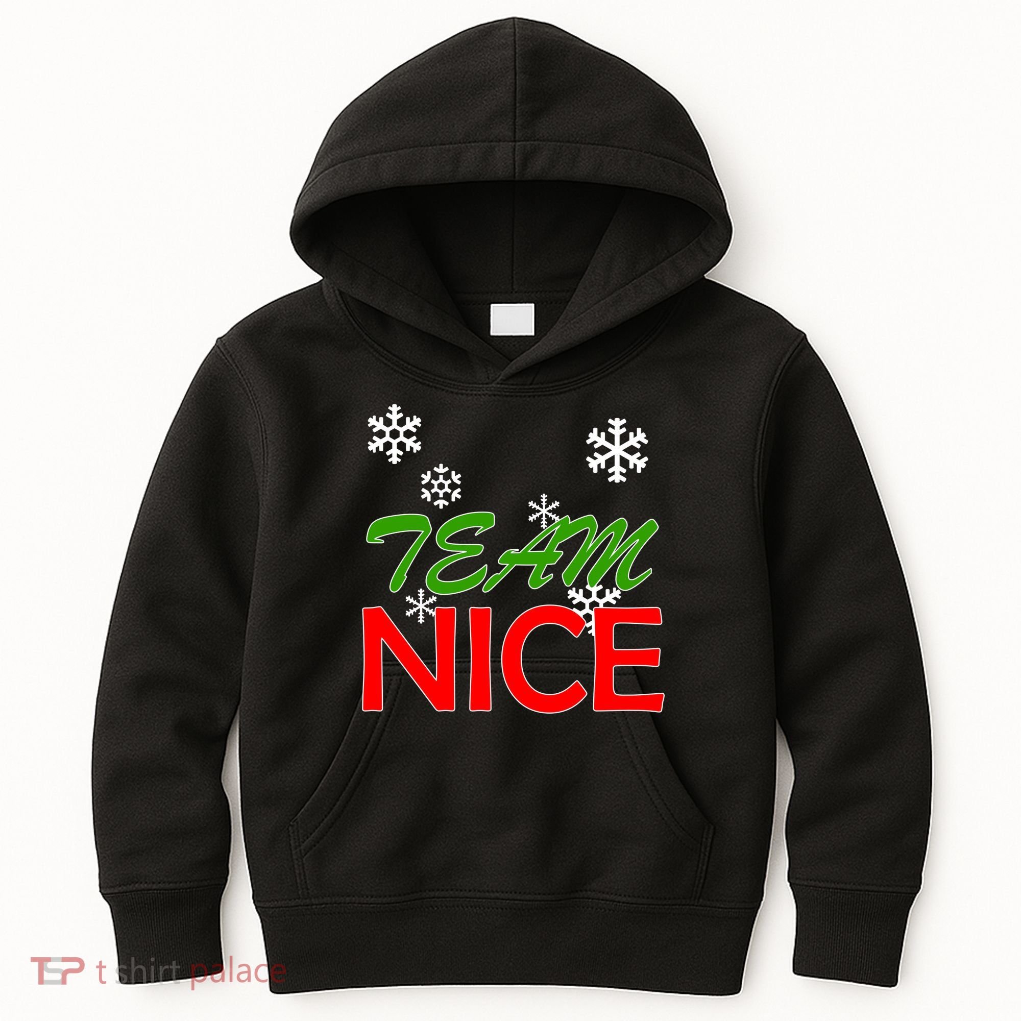 Team Nice Santa's Nice List Kids Hoodie