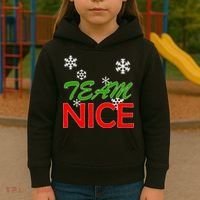 Team Nice Santa's Nice List Kids Hoodie thumb 3