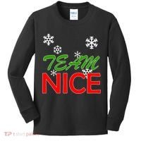 Team Nice Santa's Nice List Kids Long Sleeve Shirt thumb 0