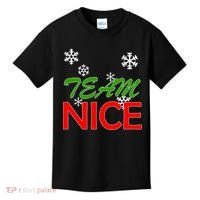 Team Nice Santa's Nice List Kids T-Shirt thumb 0