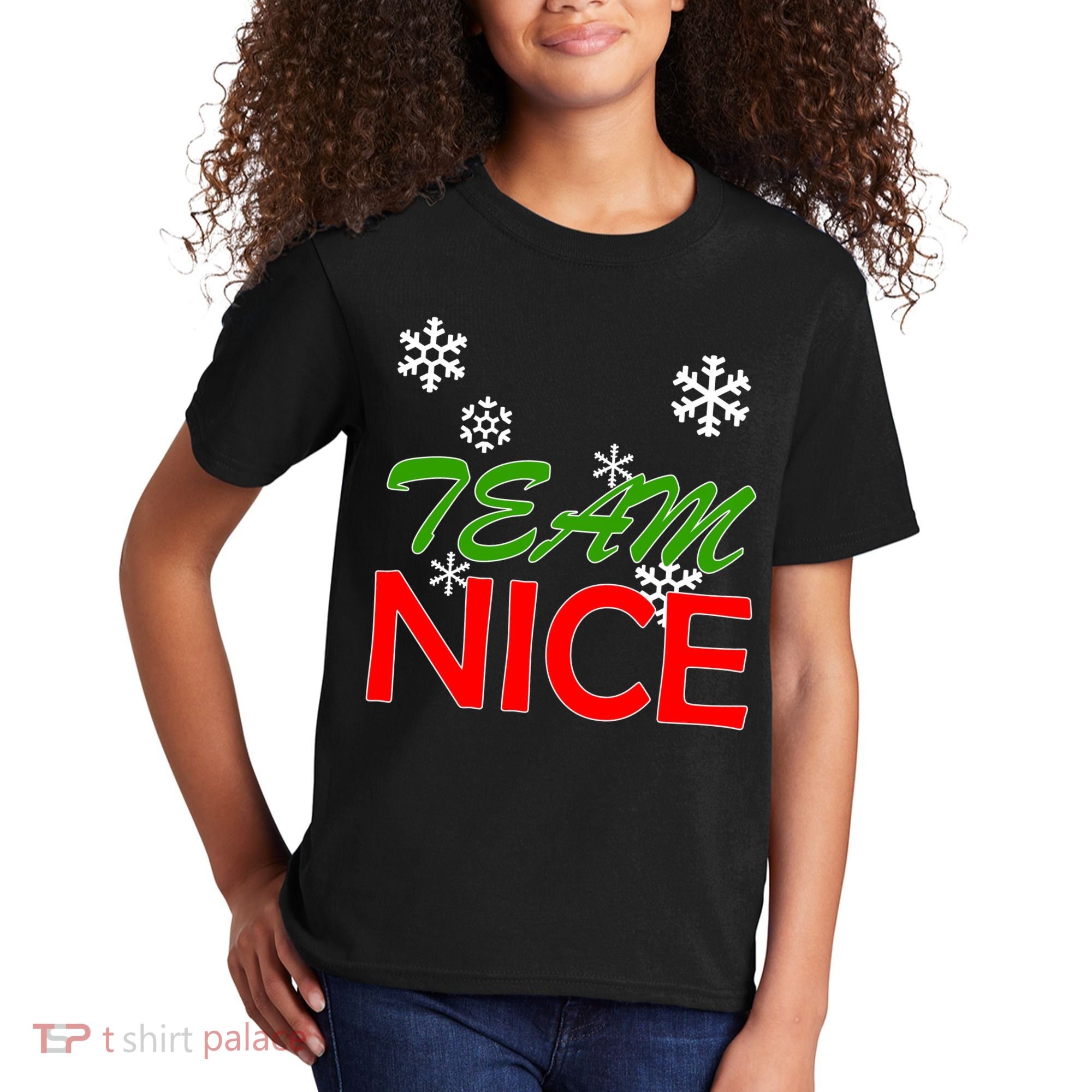 Team Nice Santa's Nice List Kids T-Shirt