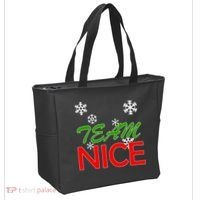 Team Nice Santa's Nice List Tote Bag thumb 2