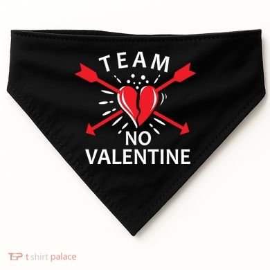 Team No Valentine USA-Made Doggie Bandana