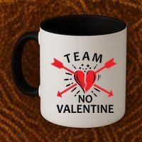 Team No Valentine Coffee Mug thumb 2