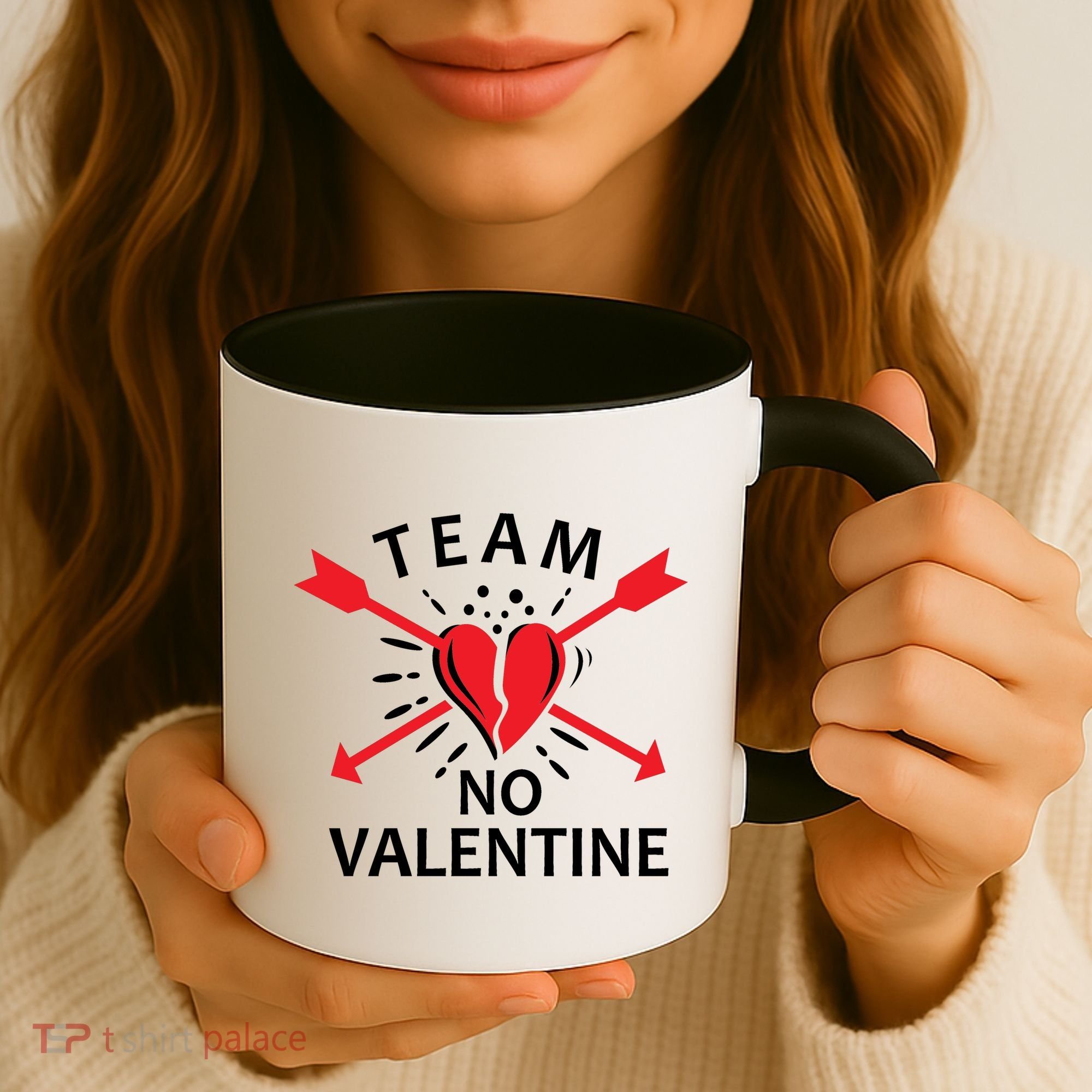 Team No Valentine Coffee Mug