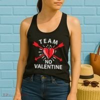 Team No Valentine Women's Tank Top thumb 2