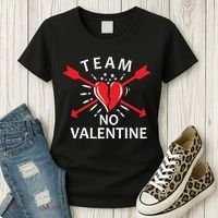 Team No Valentine Women's T-Shirt thumb 3