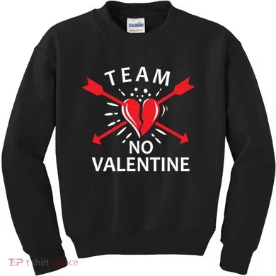 Team No Valentine Kids Sweatshirt