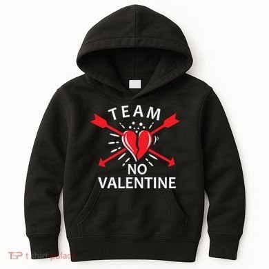 Team No Valentine Kids Hoodie