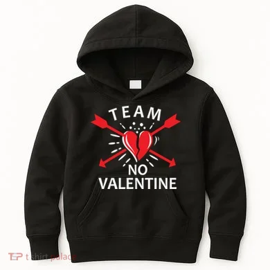 Team No Valentine Kids Hoodie