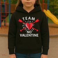 Team No Valentine Kids Hoodie thumb 3