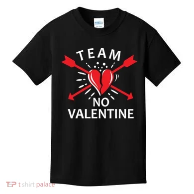 Team No Valentine Kids T-Shirt