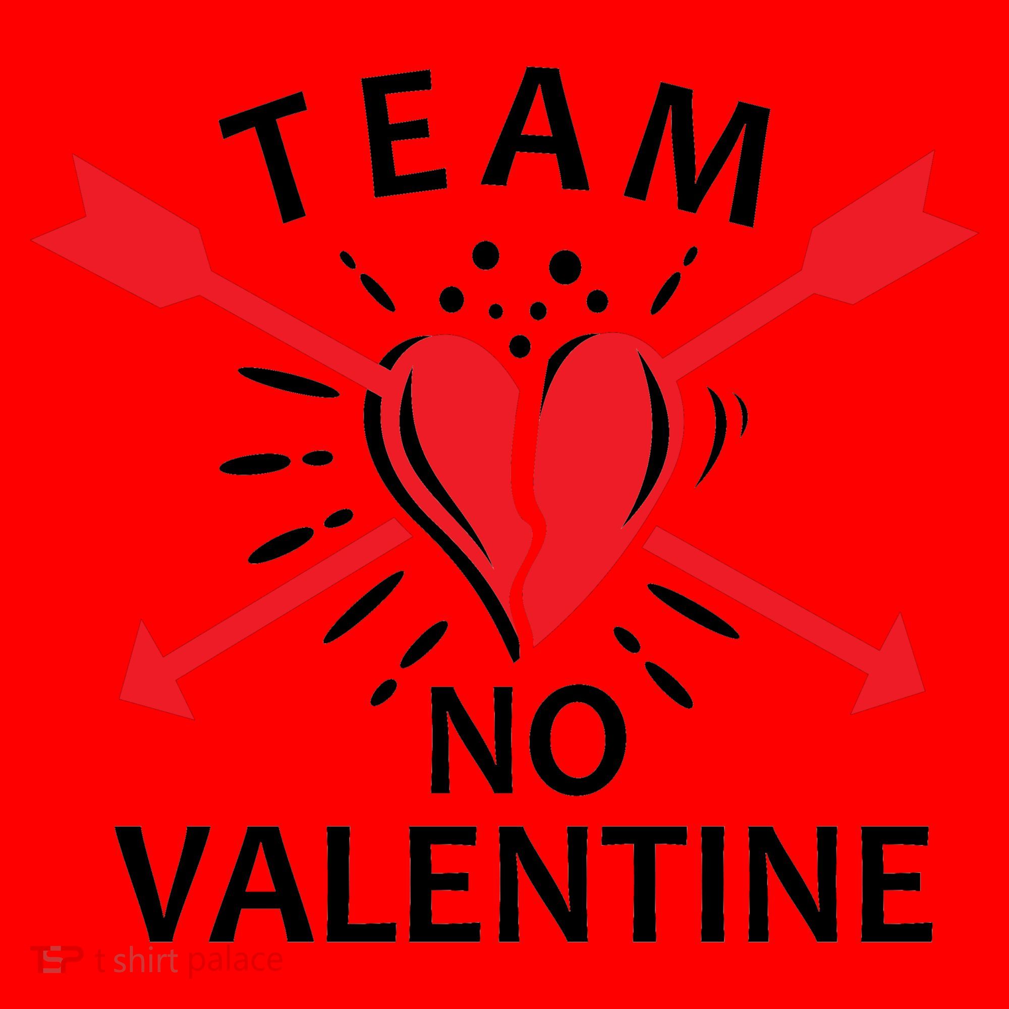 Team No Valentine Santa Hat