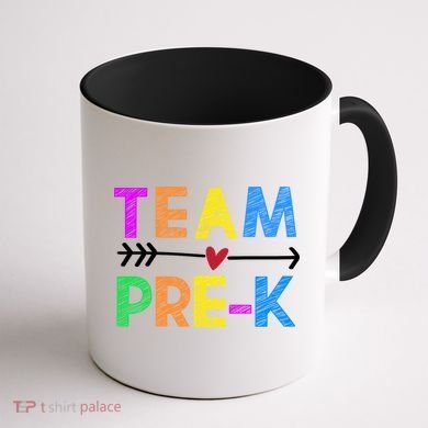 Team Pre-K  Coffee Mug back