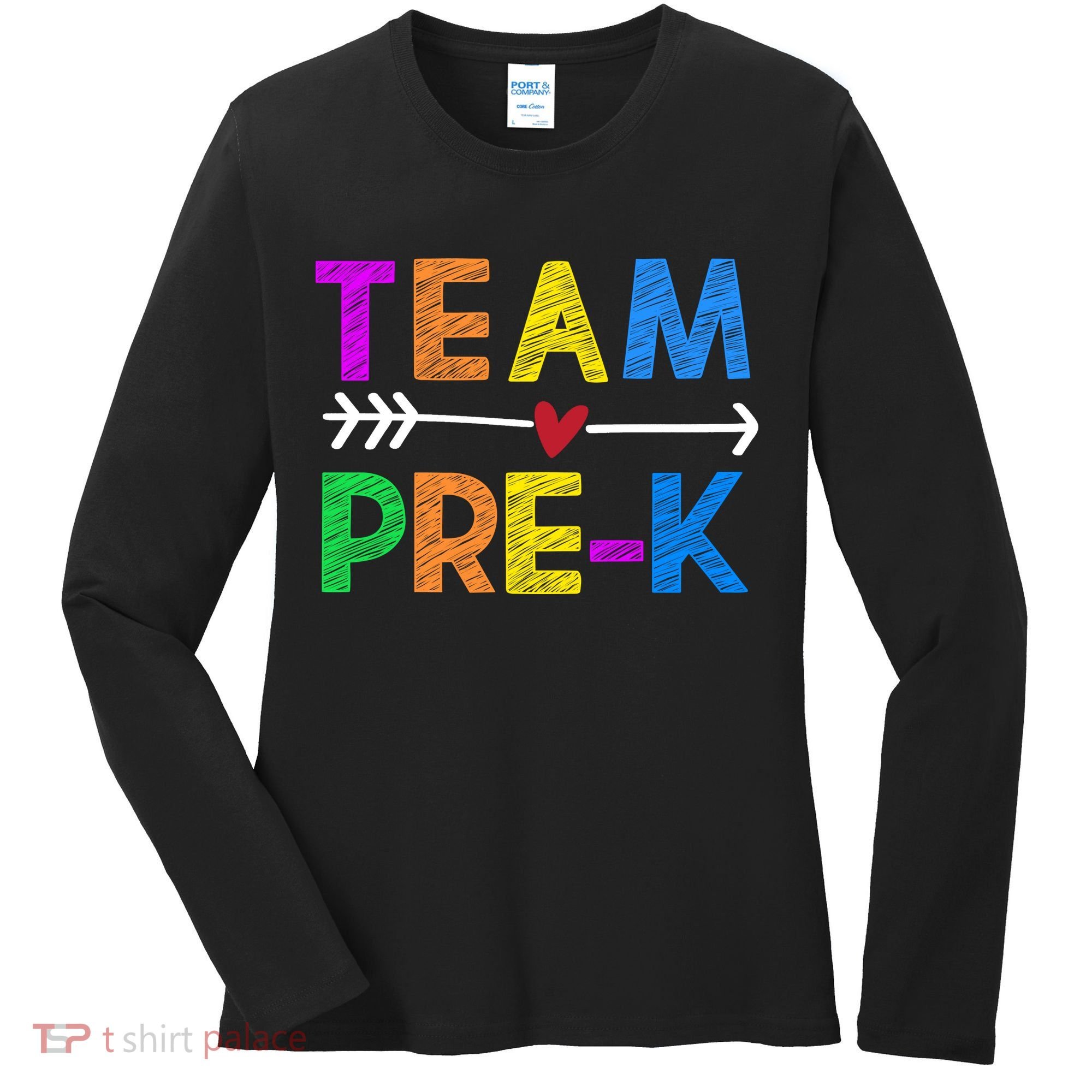 Team Pre-K  Women's Long Sleeve Shirt