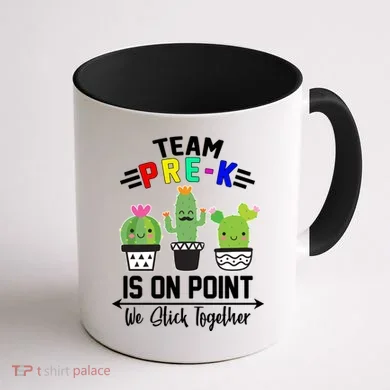 Team Pre-K Is On Point Coffee Mug back