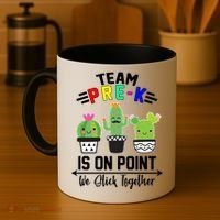 Team Pre-K Is On Point Coffee Mug thumb 4