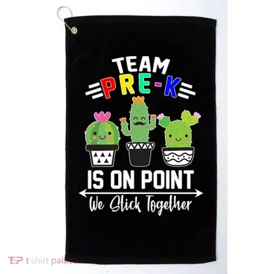 Team Pre-K Is On Point Golf Towel