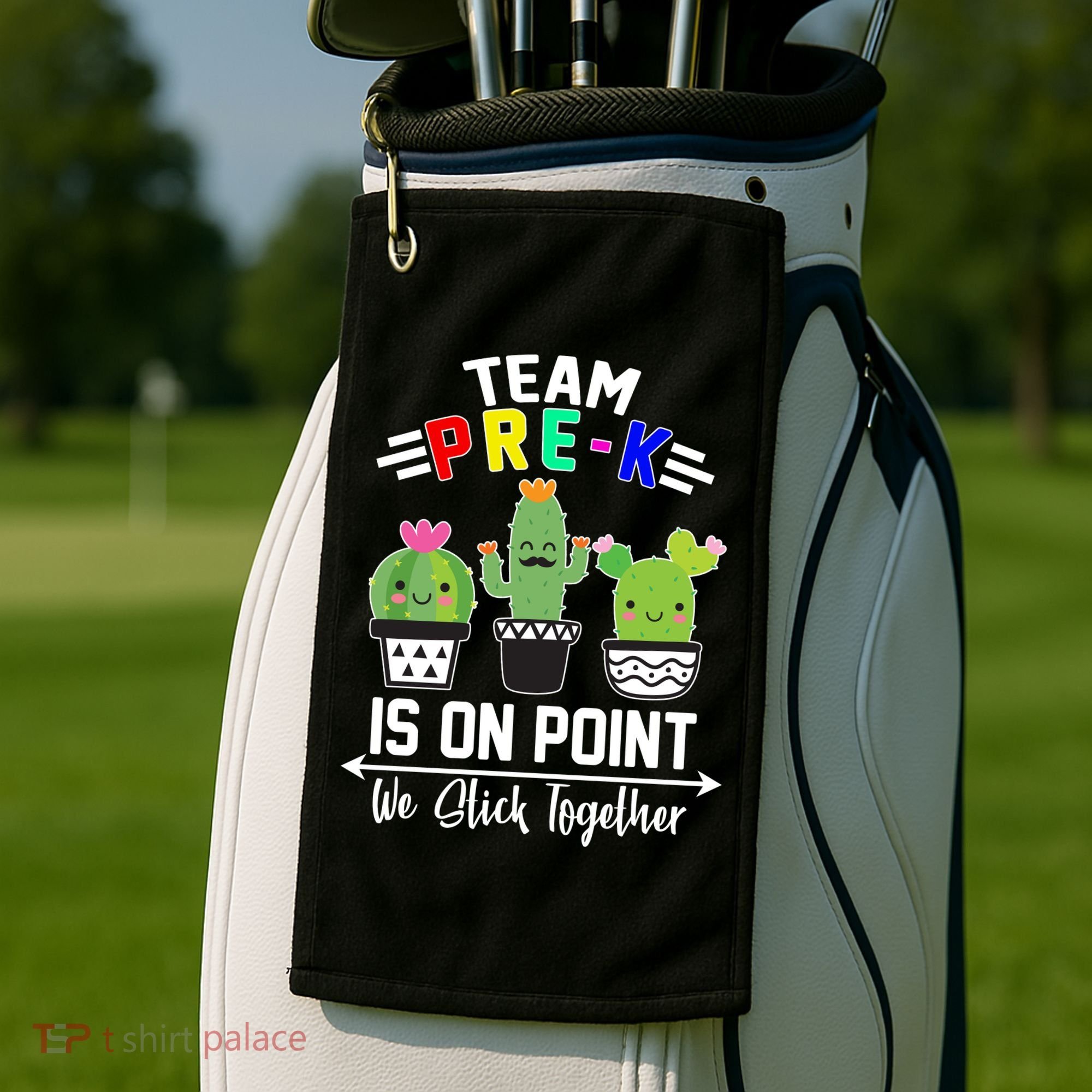 Team Pre-K Is On Point Golf Towel