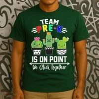Team Pre-K Is On Point T-Shirt thumb 3